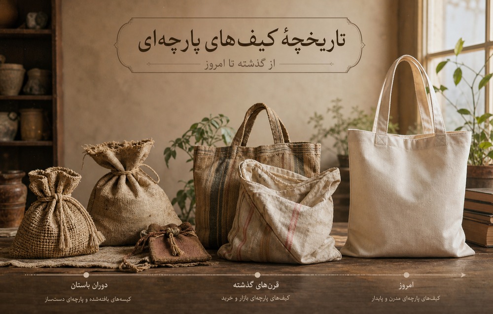 تاریخچه کیسه های پارچه ای